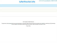 Tablet Screenshot of lufterfrischer.info